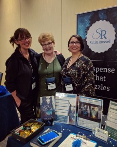 Satin Russell with Suzy Duffy and Lori DiAnni at NECRWA18